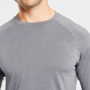 Camisetas de Manga Larga para Hombre al por Mayor, Personalizadas, 100% Algodón, Transpirables, Antiarrugas, de Alta Calidad, para Entrenamiento - Product Image 2