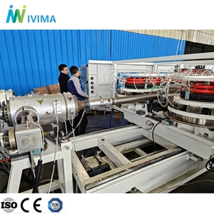 Machine automatique de fabrication de tuyaux ondulés en plastique HDPE à double paroi pour le drainage routier, <span class=keywords><strong>prix</strong></span> de gros, en stock - Product Image 2