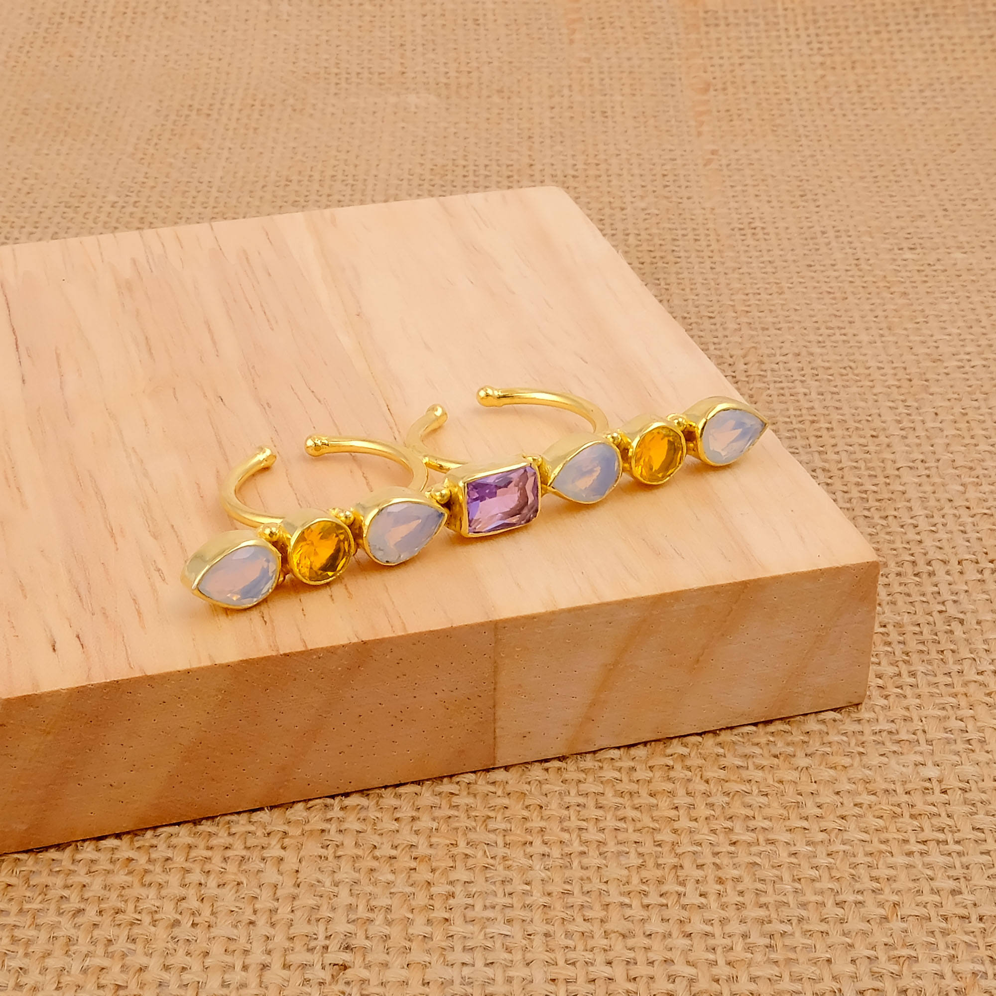 Améthyste Opalite Citrine Hydro Quartz