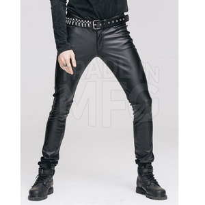 Pantalon en cuir pour homme de haute qualité, design personnalisé, imperméable, respirant, taille mi-haute, léger, épais, pour l'hiver - Product Image 5