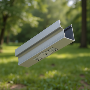 Systèmes solaires K2 Rail en aluminium anodisé de 172 pouces pour toits métalliques - Product Image 3