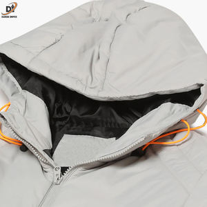 Wholesale Custom High Quality Fashion Style Plus Size <b>Puffer</b> <b>Jacket</b> Winter Blank Down <b>Jacket</b> with Long Length <b>Thin</b> Fabric Men - Product Image 6