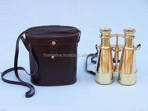 Brass Spyglass Binocular Con Estuche Náutico Marítimo Vintage Pirata Regalo Senderismo Camping Binocular - Product Image 3