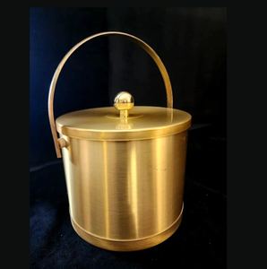 Private Labelling Solid Brass <b>Ice</b> <b>Bucket</b> For Long Term Beverage Cooling Use Providing Durable And Stylish <b>Drink</b> Storage - Product Image 1