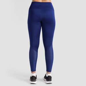 High Waist Slim Fit Navy Stretch Net <b>Leggings</b> XXL Size Breathable Crossover <b>Flare</b> Tie Dyed Nylon/Spandex Custom Washed Mesh - Product Image 2