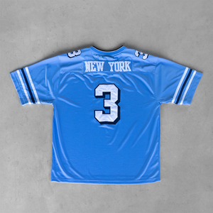 Maillot de football américain rétro en maille surdimensionné, imprimé par sublimation intégrale, design personnalisé, séchage rapide, grande taille, vente en gros - Product Image 2