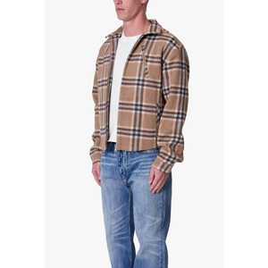 CHAQUETA FRANELA A CUADROS CON CREMALLERA DELANTERA - Product Image 6