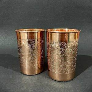 Vaso ecológico de primera calidad hecho en India, bonitos vasos impresos personalizados sublimados para uso personalizado en el comedor de la oficina en casa - Product Image 2
