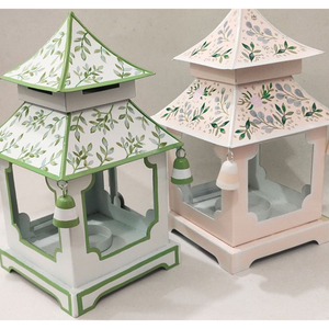Portavelas de Metal Pintado a Mano de Calidad Creativa, Portavelas de Mesa, Decoración para el Hogar, Adorno para Jardín - Product Image 1