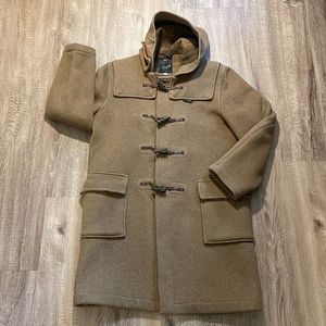 Manteau en laine tricotée à capuche, streetwear, vêtements d'extérieur d'hiver - Product Image 4