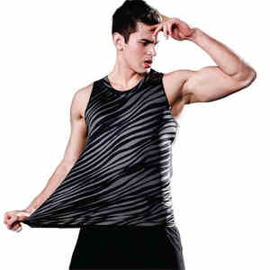 Venta al por mayor de ropa de gimnasio para hombres personalizada ropa activa Fitness deportes Dry Fit entrenamiento camiseta sin mangas de alta calidad con bolsillo con cremallera - Product Image 3