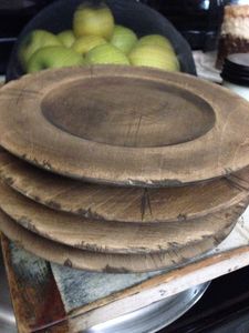 GRAN plato de ensalada de madera bandeja para servir caja de pino Tema de amor barco ovalado dulces galletas comida fruta decoración del hogar regalo - Product Image 6