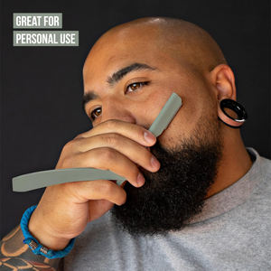 Rasoir droit professionnel Dynasty Kit de rasoir droit ultra exposé avec 10 lames Premium 2mm exposées (Dynasty) - Product Image 5