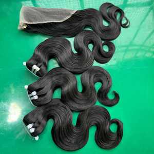Ensemble Body Wave de cheveux humains vierges du Vietnam non traités pour femmes noires, prix réduit pour ce mois-ci - Product Image 5