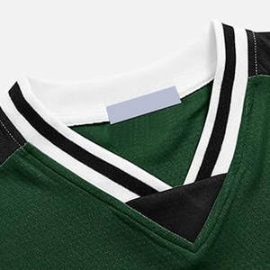Maillot de football américain surdimensionné personnalisé de haute qualité avec manches courtes 100% polyester unisexe grande taille prix de gros - Product Image 5