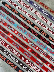 Sangle brodée de style aztèque pour sacs à main et sacs fourre-tout artisanat de couture et de couture - Product Image 2