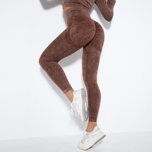 Leggings de yoga taille haute sans couture pantalon de fitness à compression de contrôle du ventre pour femmes - Product Image 5