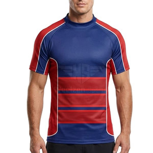 Camiseta de Rugby Estilo Profesional para Hombre, Tejido Elástico Cómodo, Ideal para Prácticas y Partidos de Rugby - Product Image 5