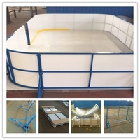Patinoire synthétique économique et facile à installer, disponible pour la location lors d'événements scolaires, patinoire synthétique de haute qualité et durable