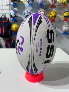 High Quality Size-5 Hand Sewn Rugby <b>Trainer</b> Ball All Season Durable with Super Grip Best All-Round Rugby Ball - Product Image 4
