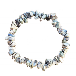 Bracelet à puce de haute qualité bracelet à puce de jaspe kambaba naturel pierre de cristal puce pierre précieuse femmes cristal d'énergie coloré - Product Image 1