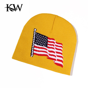 Gorro bordado personalizado con estilo, gorro de invierno de punto acrílico cálido, diseño de puños elásticos suaves unisex, perfecto para promociones - Product Image 5