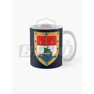 Venta superior Logotipo personalizado Sublimación Hurling Gaelic GAA Tazas Taza de café de cerámica de color interior liso - Product Image 1