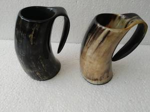 Taza de Cuerno de Búfalo Pulido, Artesanía Natural, Diseño Nuevo y Precio de Mayoreo, para Beber - Product Image 5