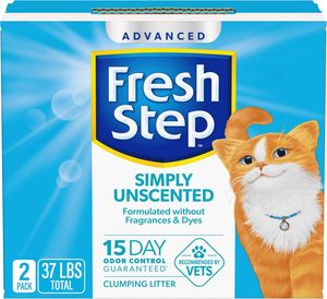 Fresh Step Advanced Litière agglomérante simplement non parfumée pour chat 37 lbs 2x18.5 lbs Contrôle efficace des odeurs Lot de 2 - Product Image 4