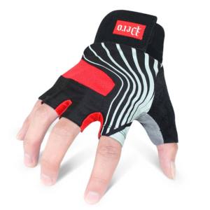 Gants d'haltérophilie demi-doigts de gymnastique Gym Fitness Training Workout Réglable Poignet Wrap Gants antidérapants pour hommes et femmes - Product Image 4