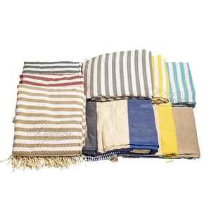 Turkish Cotton Hammam <b>Beach</b> <b>Towels</b> <b>Lightweight</b> Quick Drying Sand Resistant Soft Feel with Customized Logo Factory Supply - Product Image 1