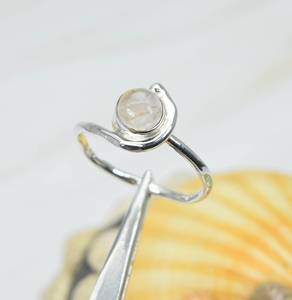 Trending Pink Stone 925 Sterling Silver Handmade Jewelry <b>Rose</b> <b>Quartz</b> Round Shape Natural Gemstone Handmade <b>Ring</b> Wholesale Price - Product Image 2