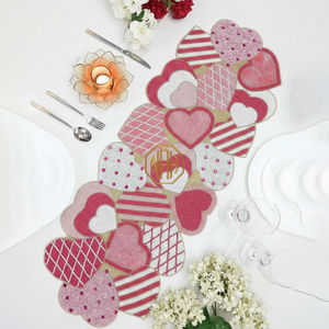 Camino de Mesa Bordado a Mano con Cuentas, Multicolor, Floral, Proveedor al por Mayor - Product Image 1