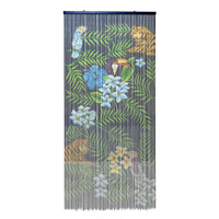Rideau perlé en bambou simple pour la décoration de la maison dernière conception rideaux de porte en perles naturelles