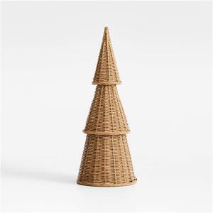 Décoration de sapin de Noël en rotin de style minimaliste, nouvelle conception, artisanale, écologique, fournisseur vietnamien OEM ODM - Product Image 1