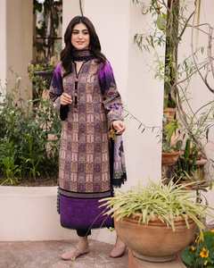 Vestido Formal de Trabajo para Mujer, Moderno, de Excelente Calidad, Último Modelo 2025-2026, Salwar Kameez de Algodón para Fiesta 01160 - Product Image 3