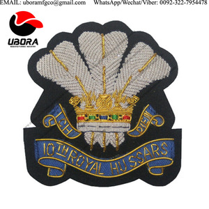 <span class=keywords><strong>Norfolk</strong></span> Regiment Gold Wire Bullion Patch Blazers Durable 3D Bordado Coser Pin de metal Insignia Accesorio magnético alto para - Product Image 2