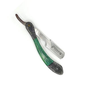 Navaja de afeitar recta, rasuradora de acero, navaja de barbero plegable, herramientas manuales para depilación - Product Image 4