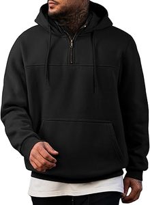 Sudaderas Casuales de Invierno para Hombre, Color Sólido, Moda, Corte Regular, 100% Algodón, Felpa, Transpirables - Product Image 3