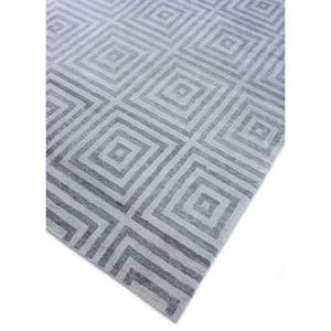Alfombras Boho de Viscosa Anudadas a Mano Azalea con Patrón Geométrico y Abstracto para el Hogar, Pasillo, Sala de Estar, Rectangulares, 10 mm de Grosor-Sipv-05 - Product Image 2