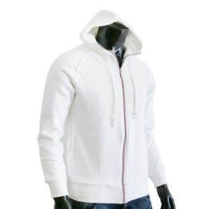 2025 nouveauté sweat à capuche en coton biologique pour hommes avec logo personnalisé broderie fermeture à glissière respirant bouffée impression pour l'automne - Product Image 1