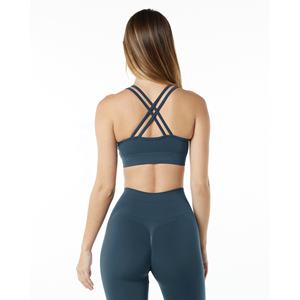Conjunto de Yoga estampado transpirable de secado rápido para mujer, traje de gimnasio de 2 piezas, ropa deportiva, diseño personalizado disponible - Product Image 2