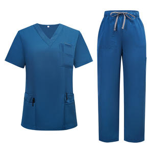 ชุดยูนิฟอร์มแพทย์ผ้าคอตตอนผสมทอ พร้อมโลโก้สั่งทำ ชุดดูแลผู้ป่วย ชุดแพทย์ ชุดทันตแพทย์ ชุดโรงพยาบาล ชุดจ็อกเกอร์ แห้งเร็ว - Product Image 2