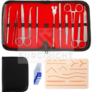 Kits de disección de acero de 22 piezas para estudiantes de medicina, herramientas manuales para Rana, insecto, anatomía animal, disección, instrumento Surgiright - Product Image 2