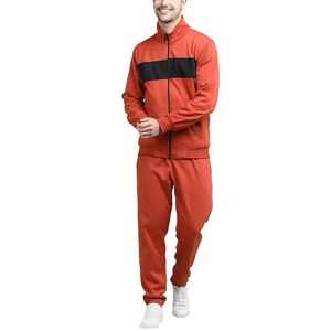 Jersey informal para hombre, chándales ligeros de lana con cremallera, conjuntos deportivos de invierno, logotipo personalizable, MOQ bajo, venta al por mayor - Product Image 2