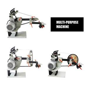 Lijadora de Banda Eléctrica de Velocidad Variable de 2HP, Multifunción, 72 x 2 Pulgadas, Afiladora de Cuchillos con 3 Discos de Pulir y Convertidor de Frecuencia - Product Image 6