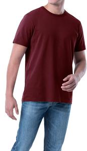 T-shirt à col rond et manches courtes coupe ajustée pour hommes T-shirt en coton surdimensionné à épaules tombantes pour hommes - Product Image 5
