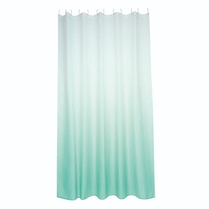 MSV "Sugar" PVC shower <b>curtain</b> in green, 180 x 200 cm - Product Image 1