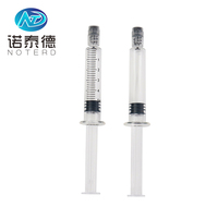Haute Qualité 5ml Caps Luer Lock Huile Seringue Emballage Prérempli Verre Parfum Dosage Seringue