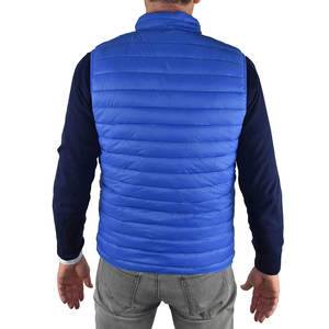 Custom Made Logo <b>Lightweight</b> Full Zipper Warm Bubble Packable Sleeveless <b>Jacket</b> Regular Winter Down Puffer Vest For <b>Men</b> - Product Image 3